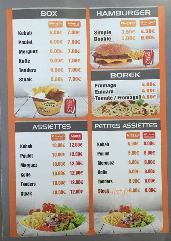 Topkapi kebab — carte page 2