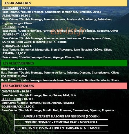 La chaîne des pizz' — carte page 2
