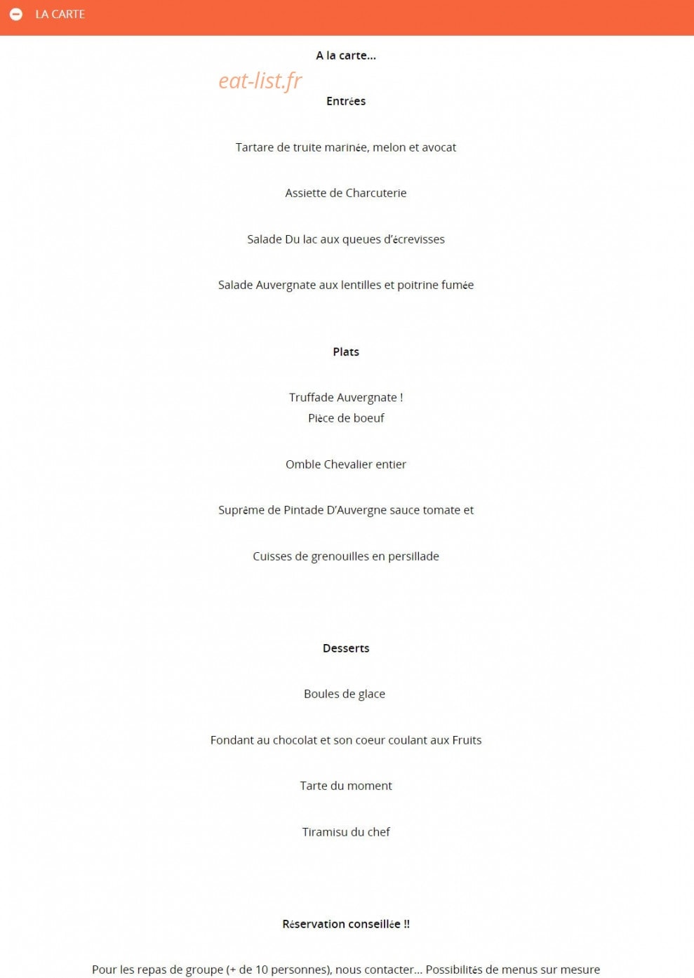Entre lacs et volcans — carte page 1