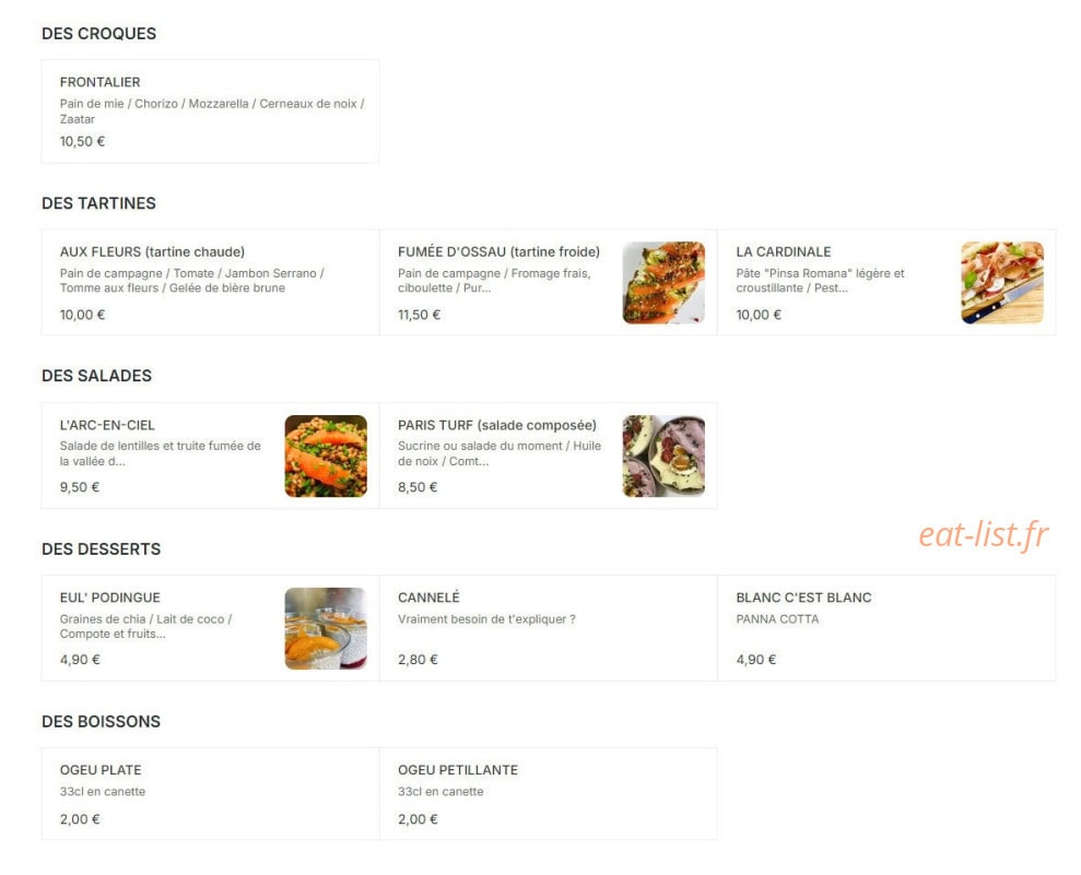 24 Comptoir — carte page 1