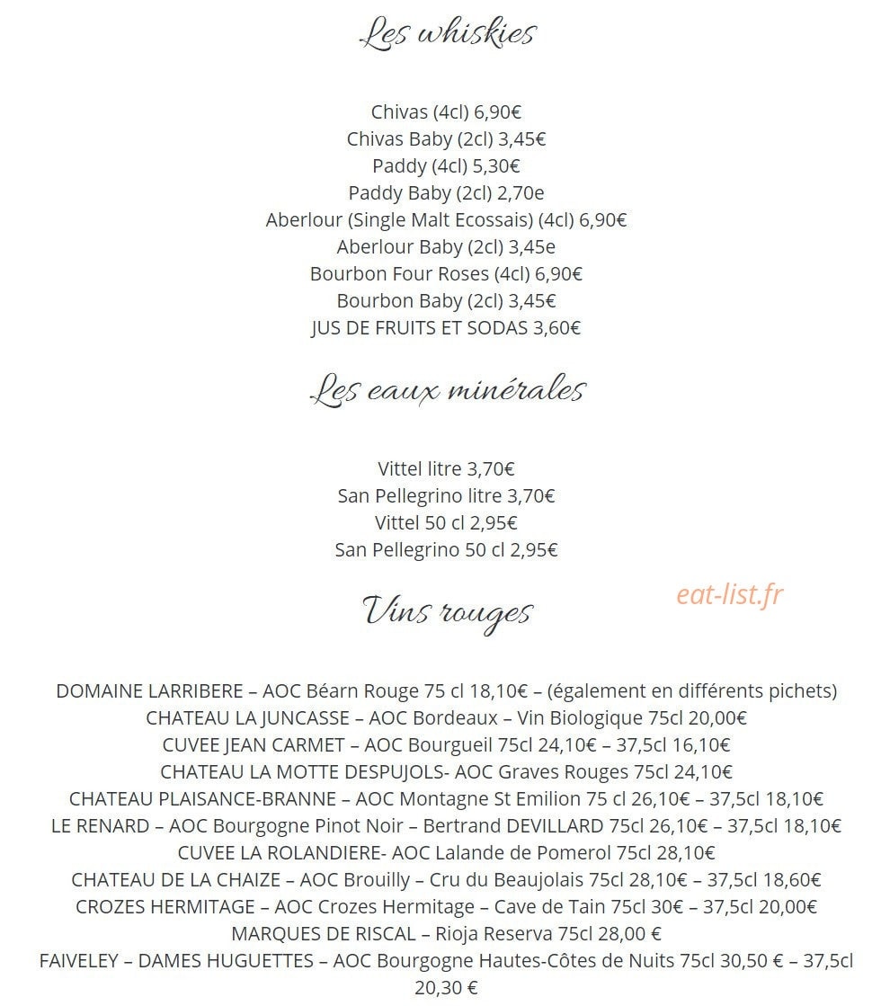 A la maison — carte page 2