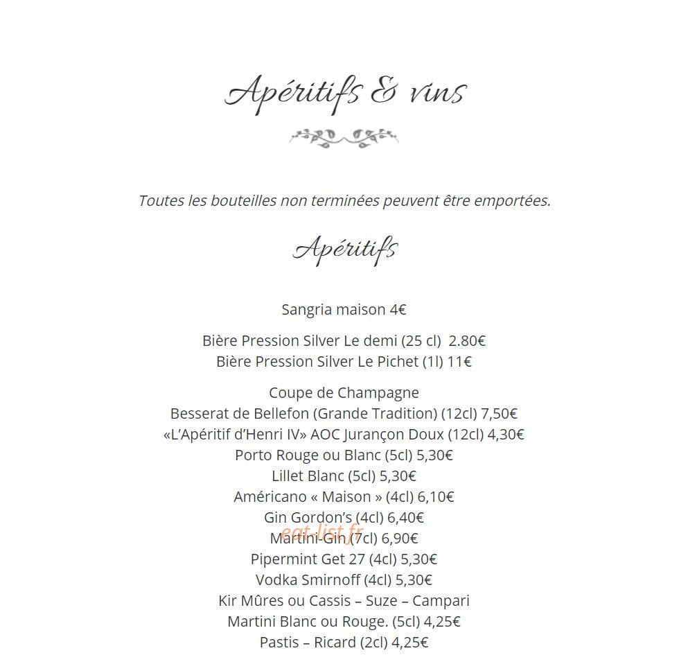 A la maison — carte page 1