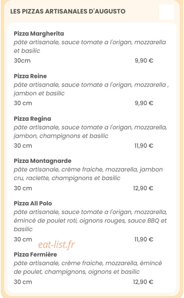 Babette Beer House — carte page 4