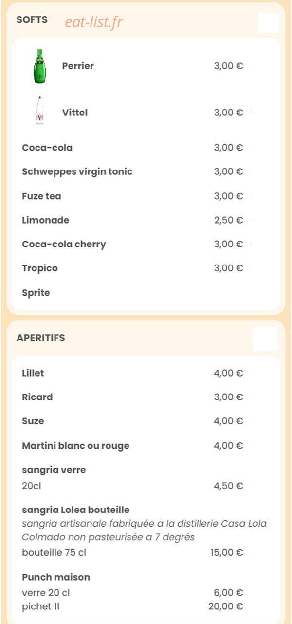 Babette Beer House — carte page 13