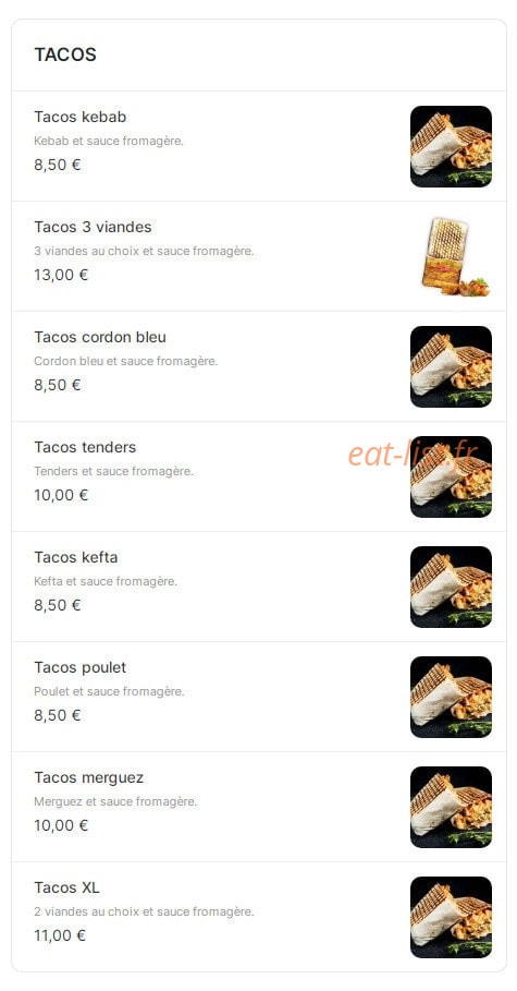 Bombay naan — carte page 9