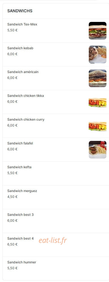Bombay naan — carte page 7