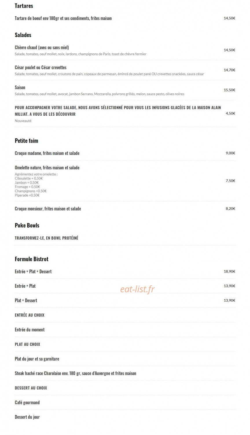 Café du Palais — carte page 2