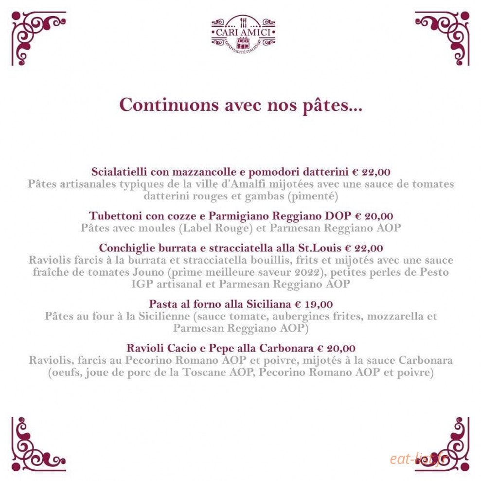 Cari Amici — carte page 1