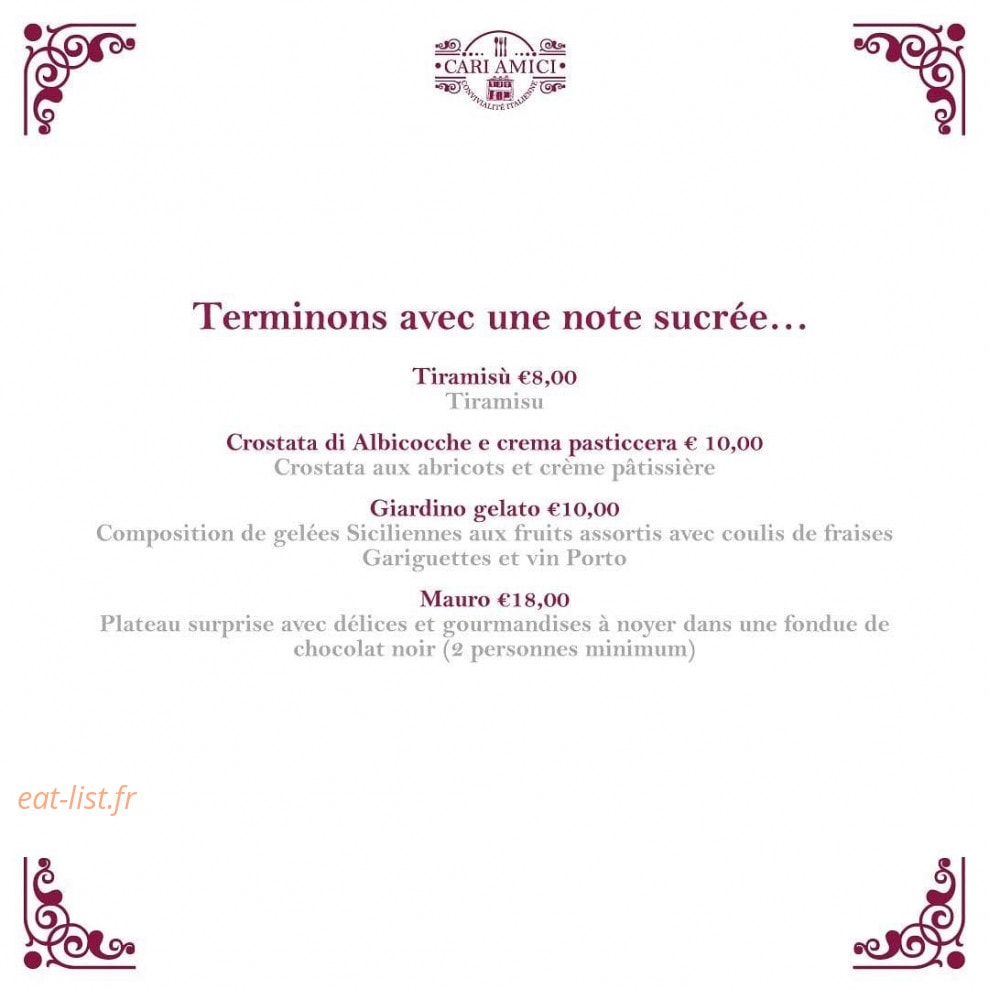 Cari Amici — carte page 3