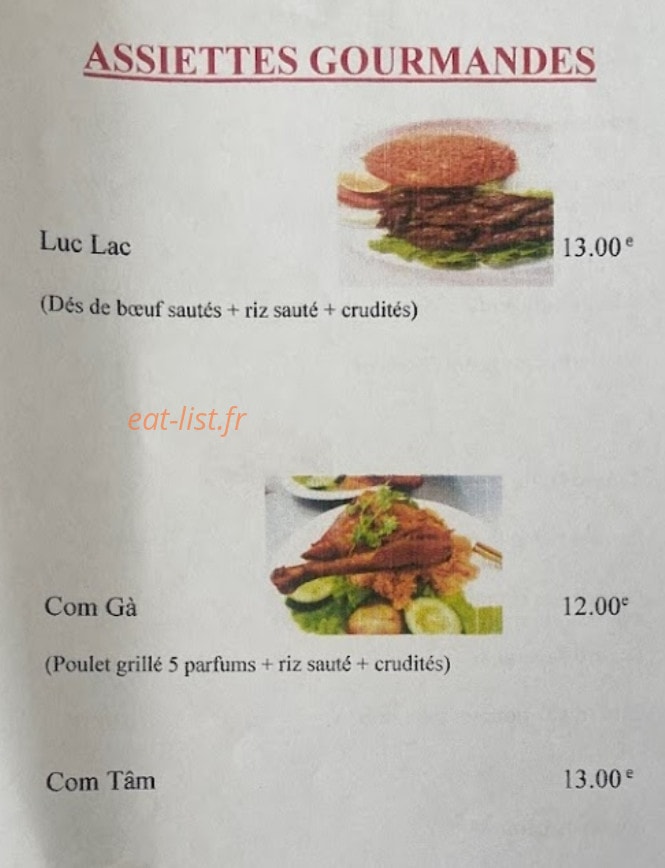 Chez Phuong — carte page 6