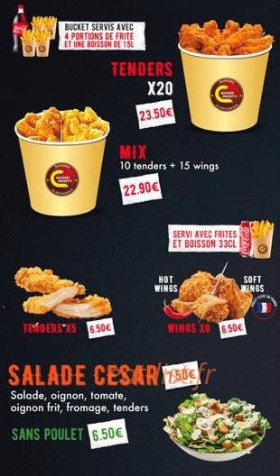 Chicken Crousty — carte page 3