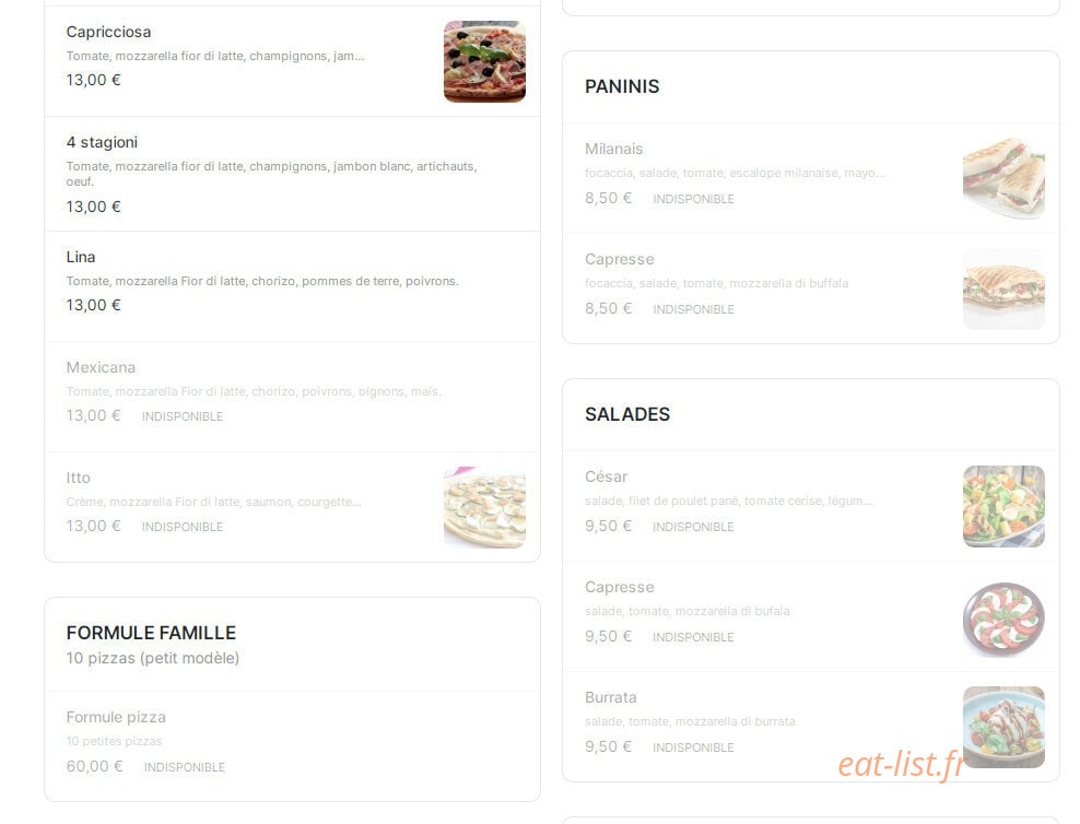 Da Pomodoro — carte page 3