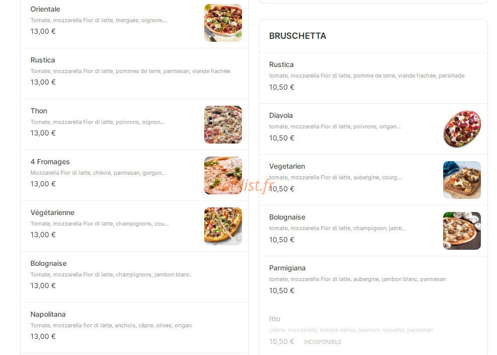 Da Pomodoro — carte page 2