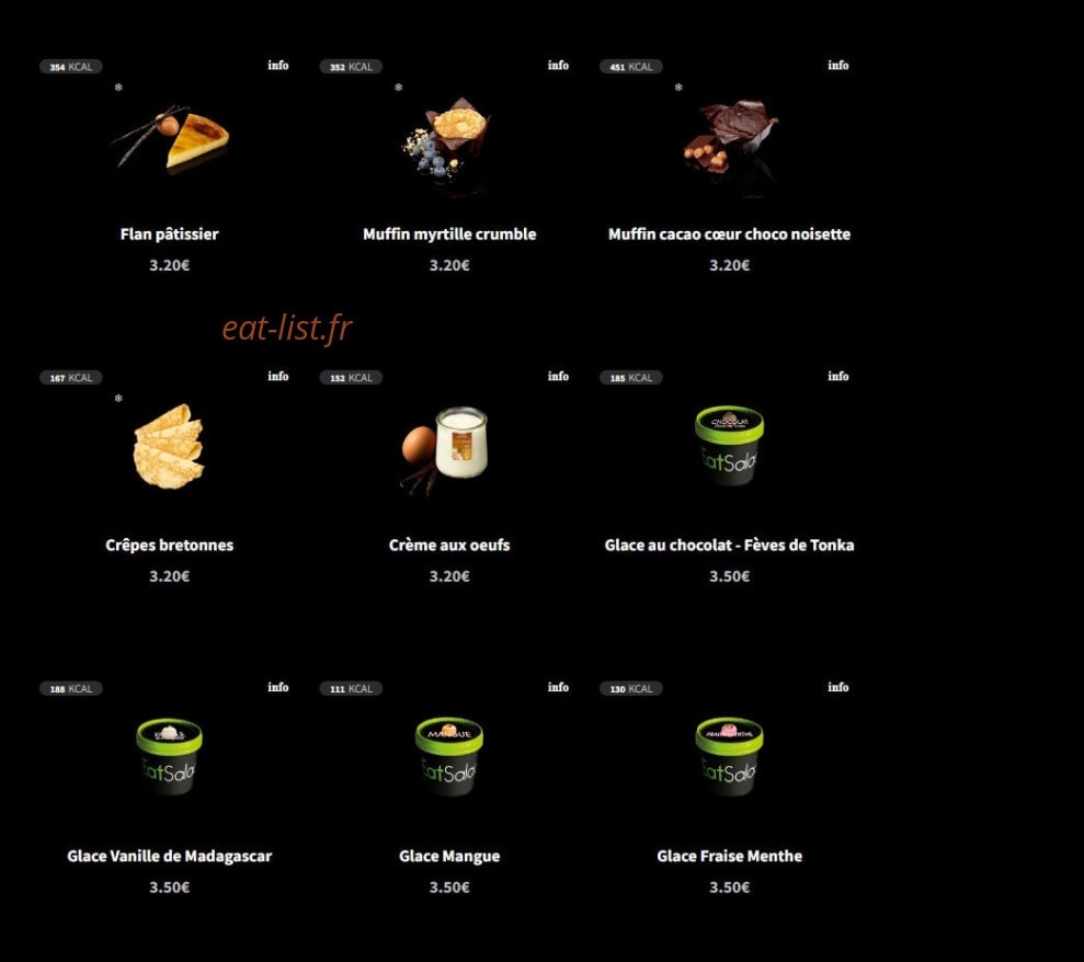Eat Salad — carte page 11