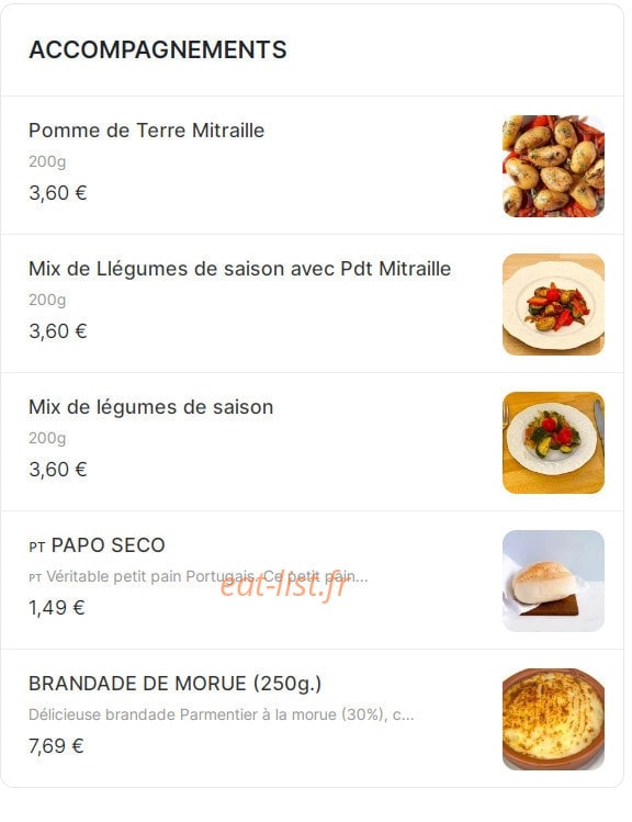 Franguinho — carte page 3