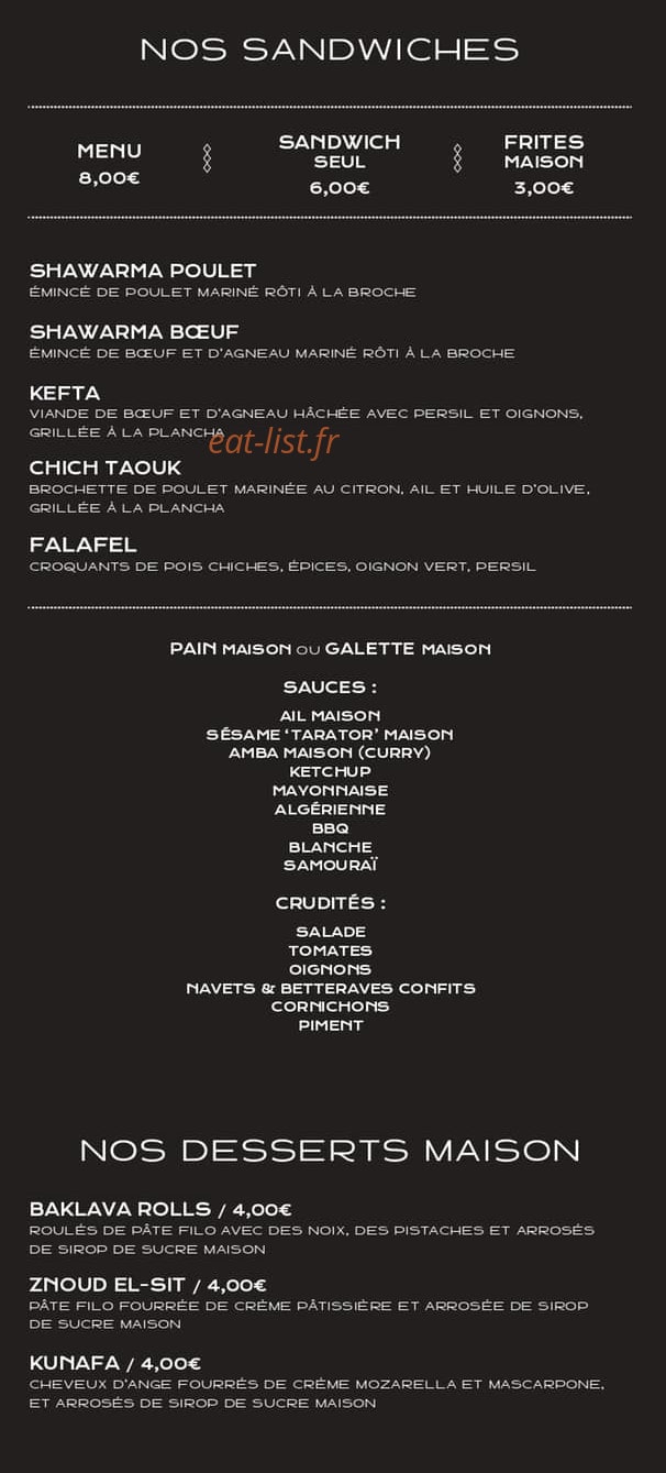Goût d’orient — carte page 3