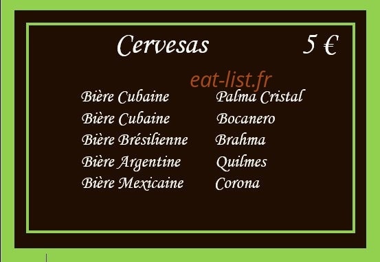 Habanita Chic — carte page 6