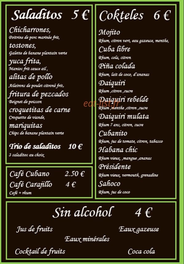 Habanita Chic — carte page 4