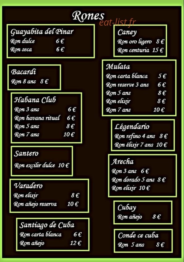 Habanita Chic — carte page 5