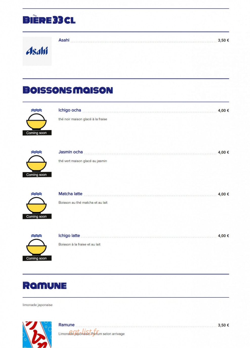 Home bowl — carte page 7