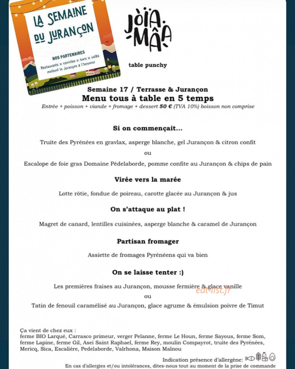 Joia Maa — carte page 1