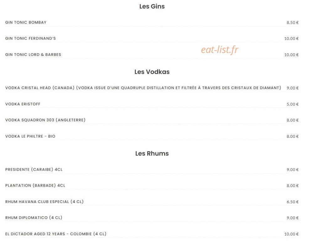 La bonne excuse — carte page 8