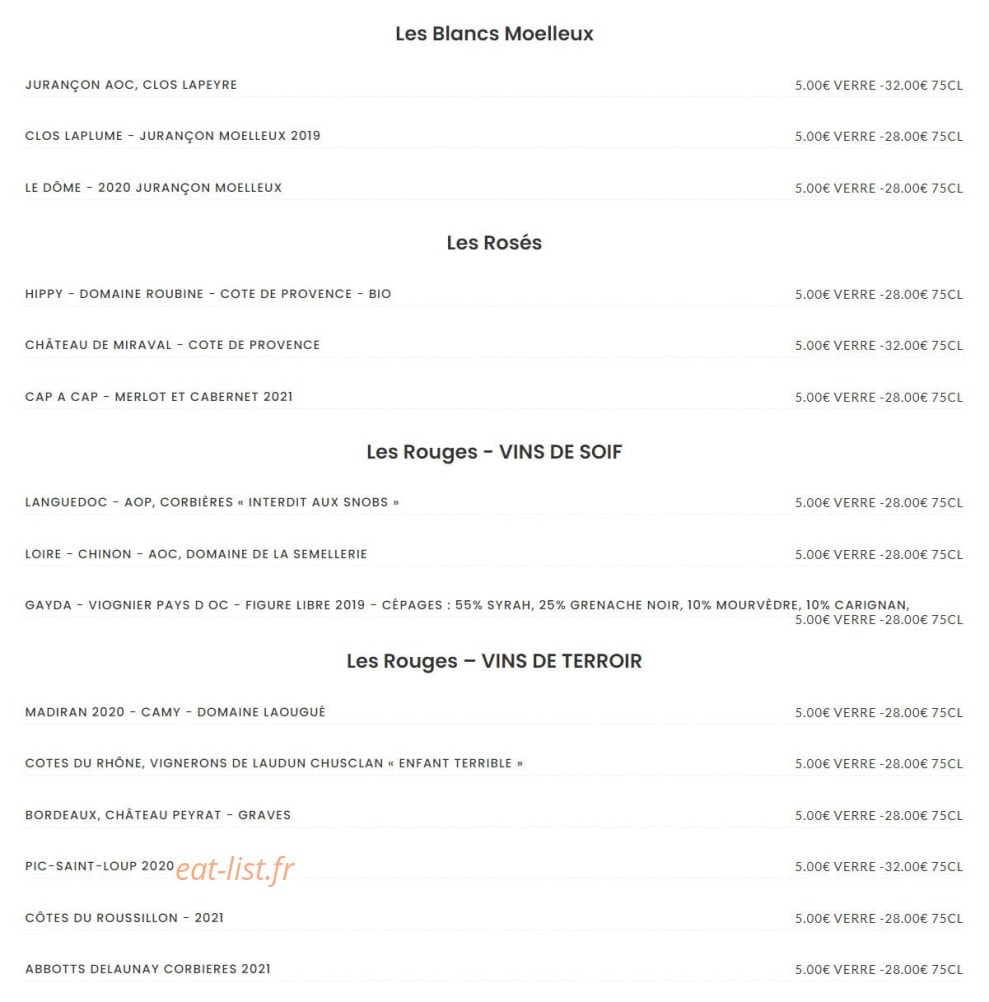 La bonne excuse — carte page 10