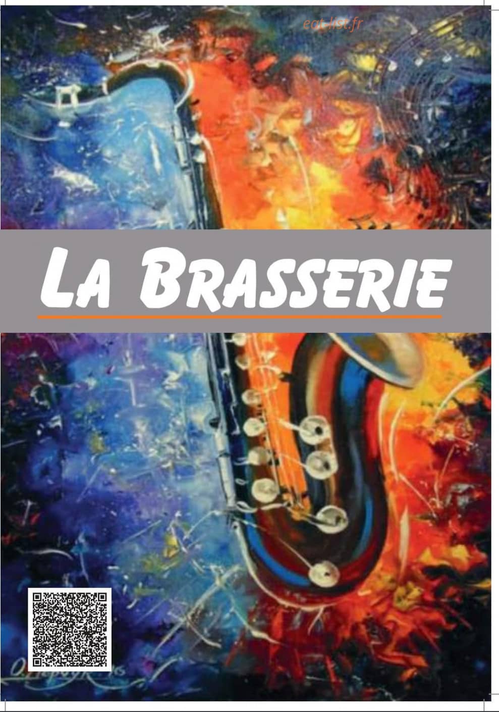 La brasserie — carte page 1