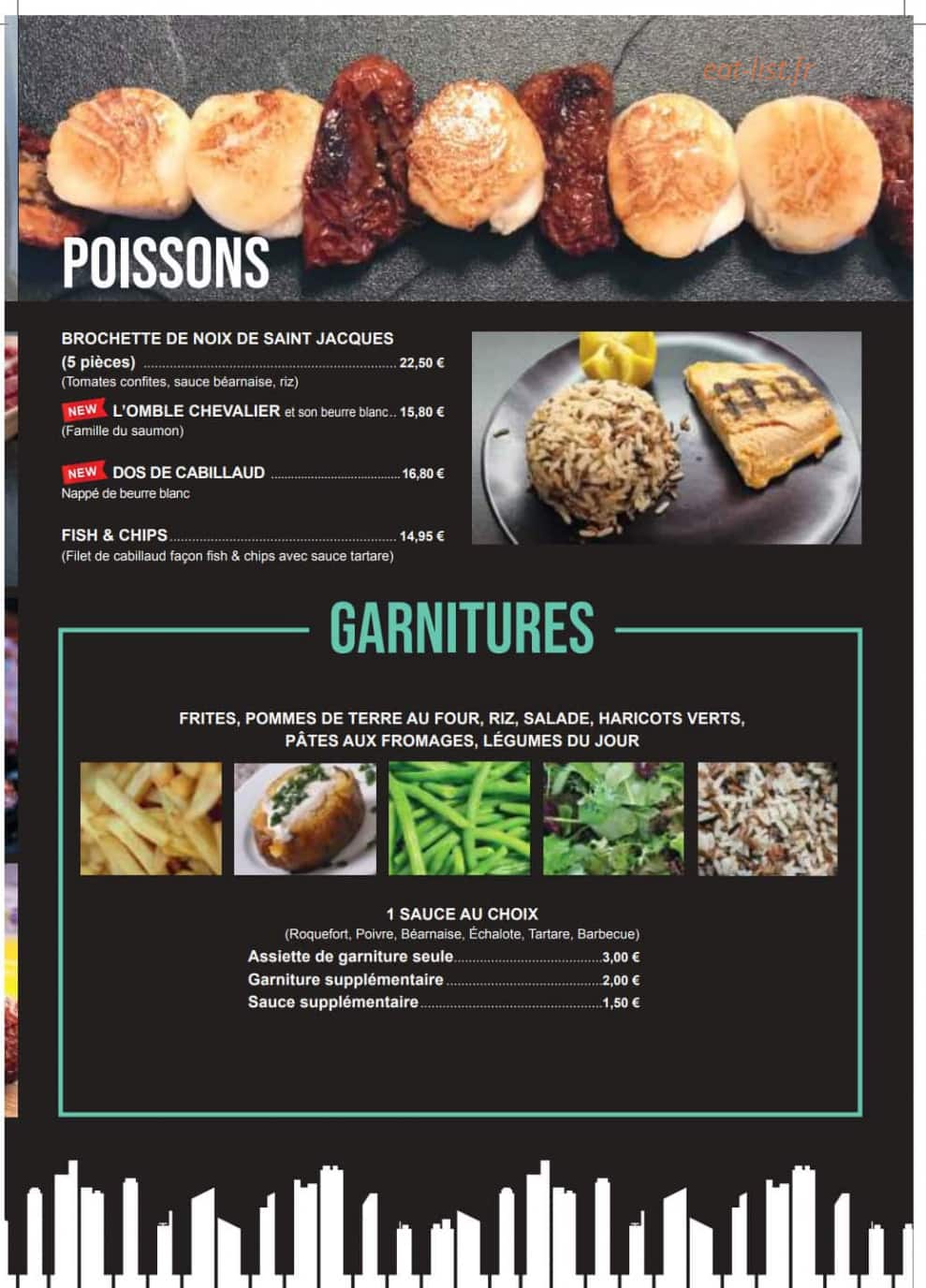 La brasserie — carte page 5