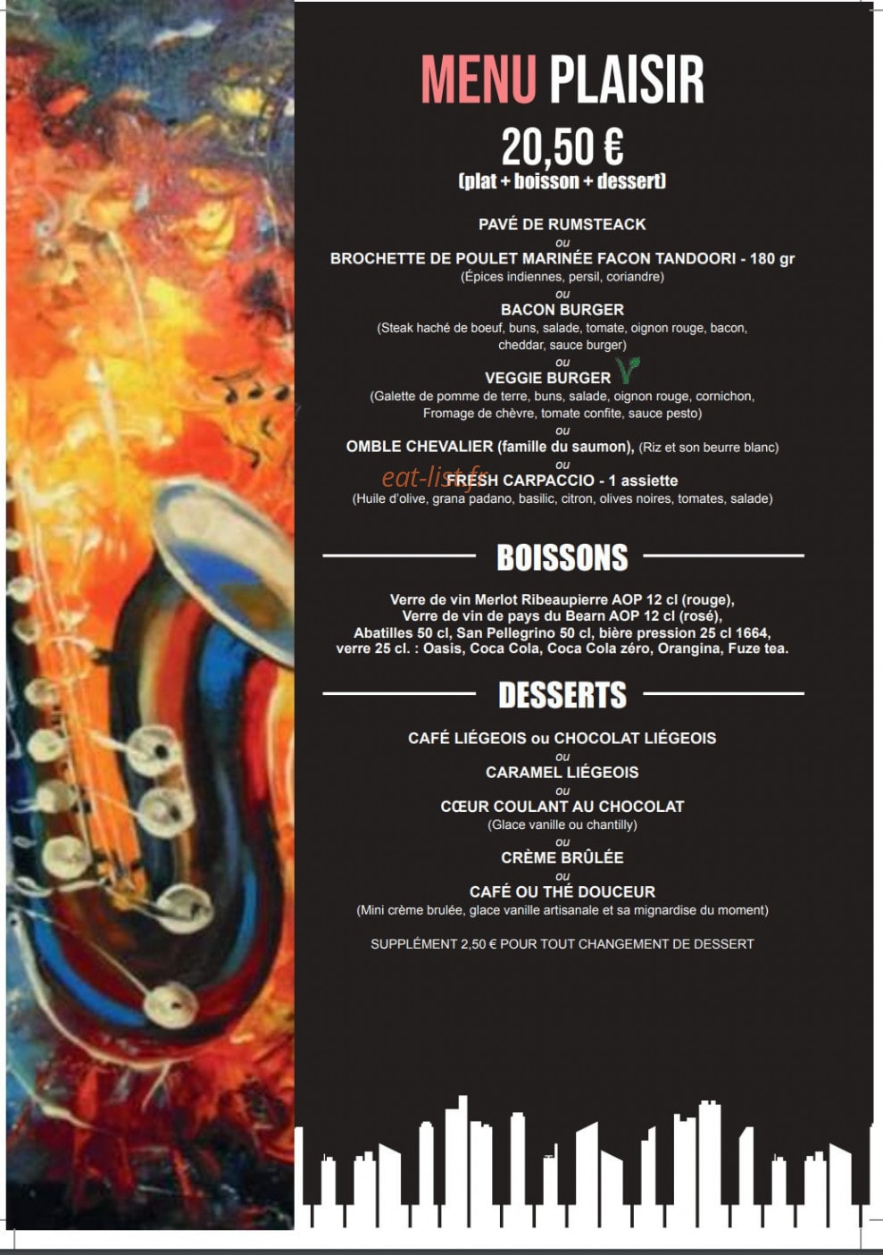 La brasserie — carte page 9