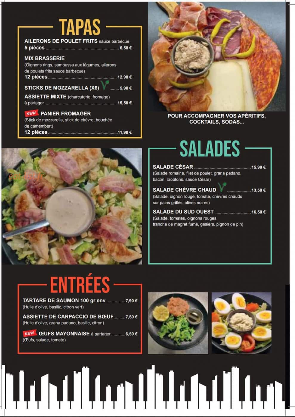 La brasserie — carte page 2