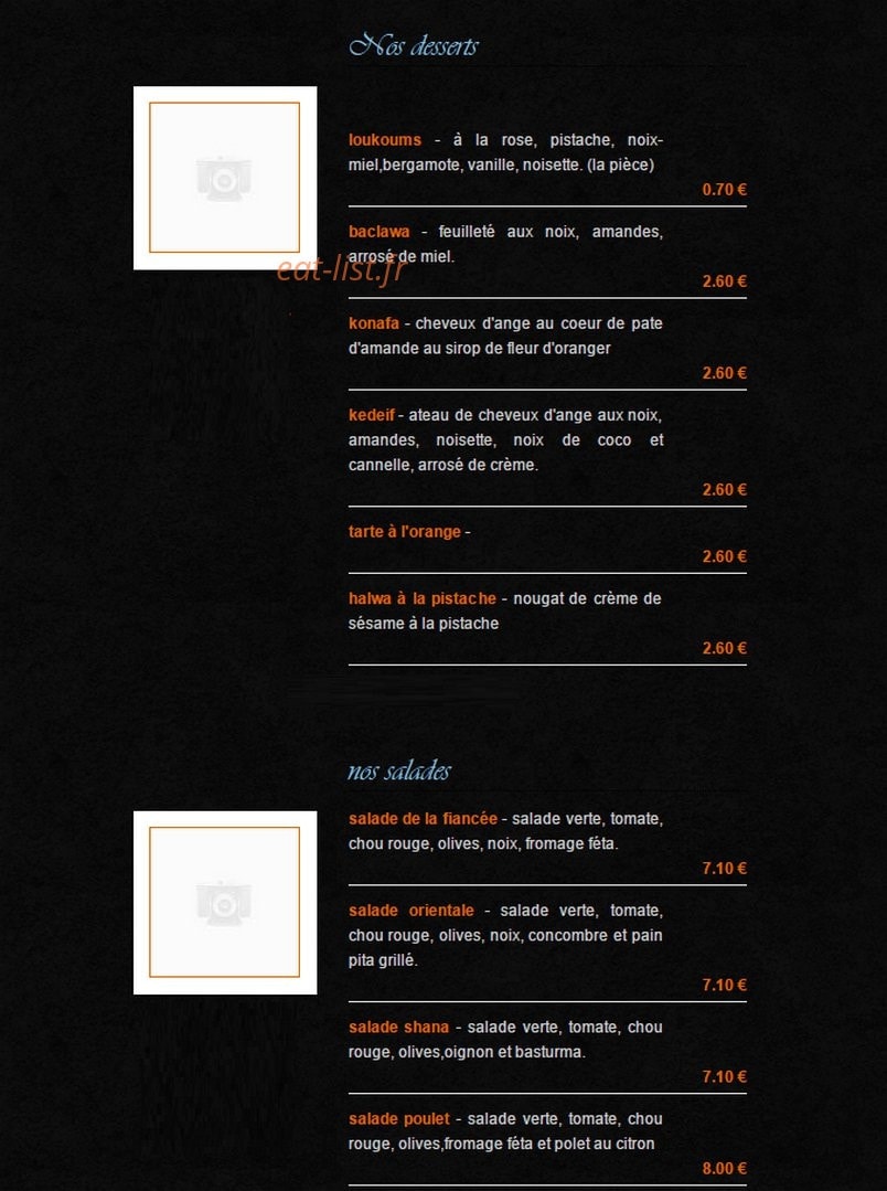 La fiancée du désert — carte page 3