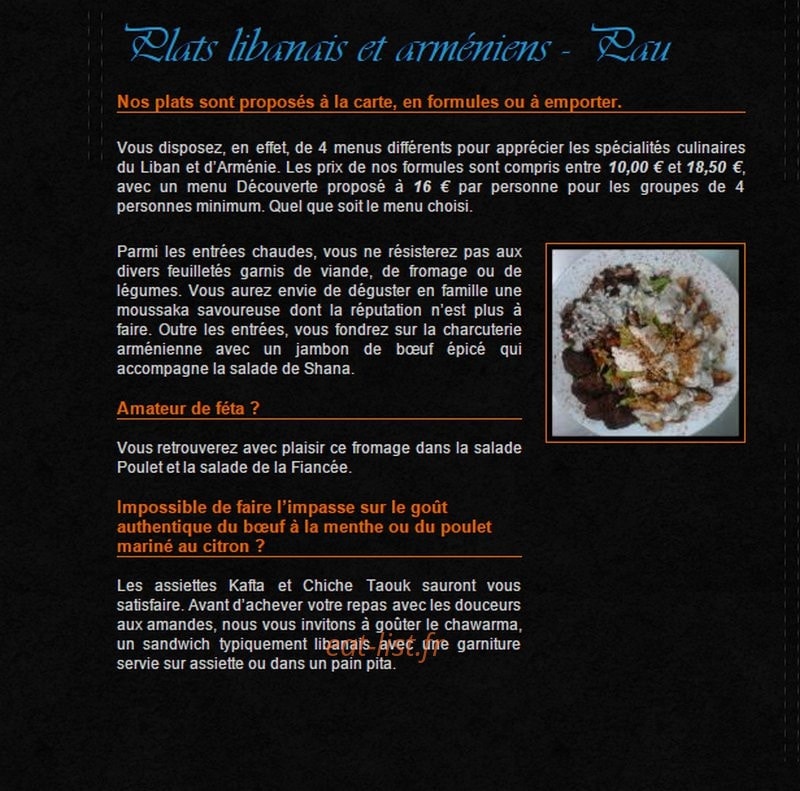 La fiancée du désert — carte page 4