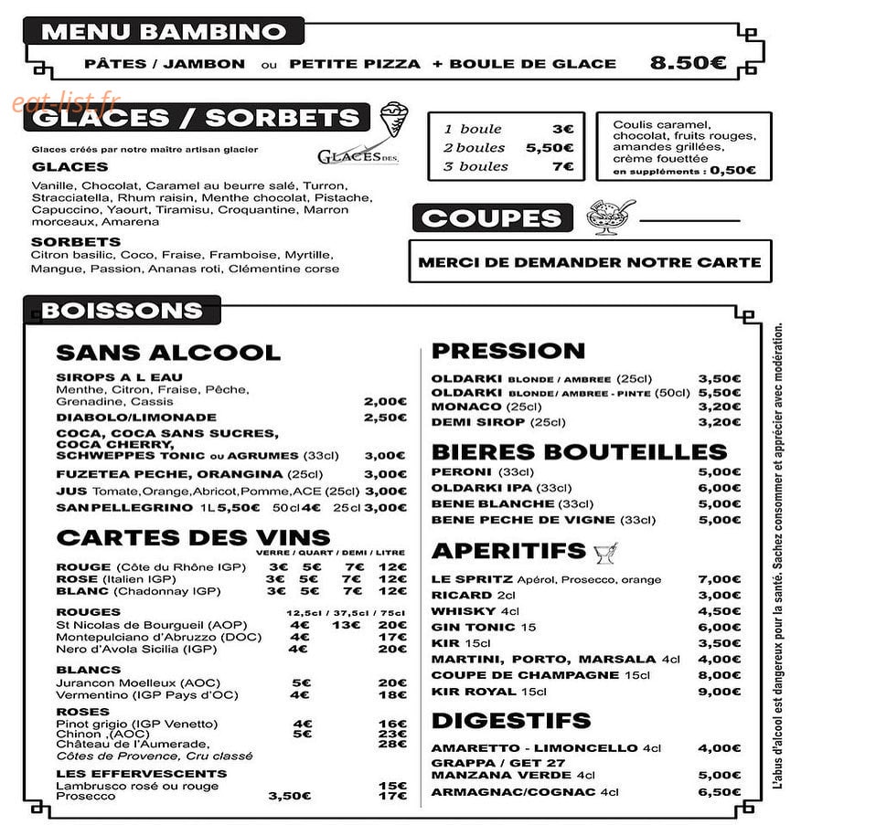 La Piccola piazza — carte page 2