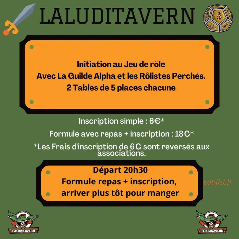 LaLudiTavern — carte page 1
