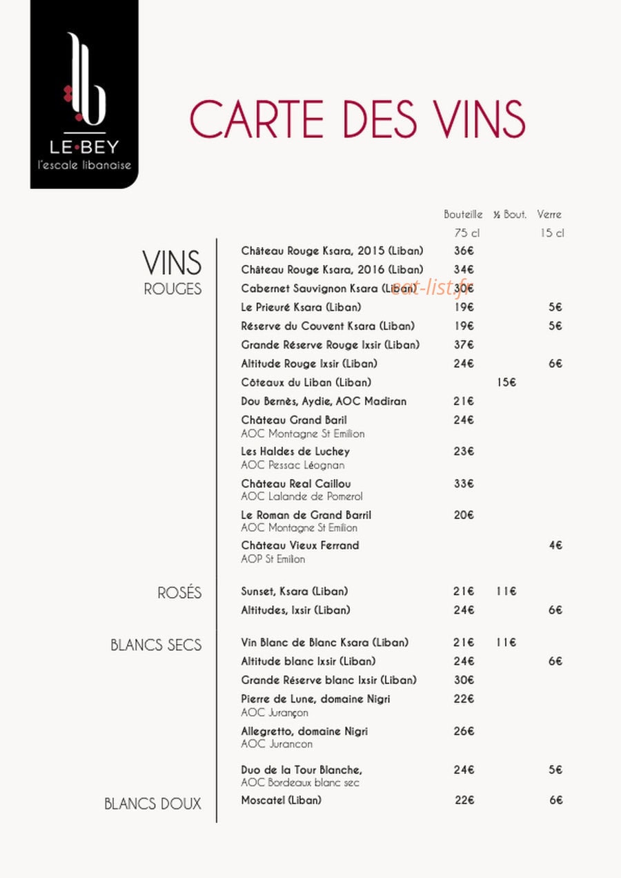 Le Bey — carte page 4