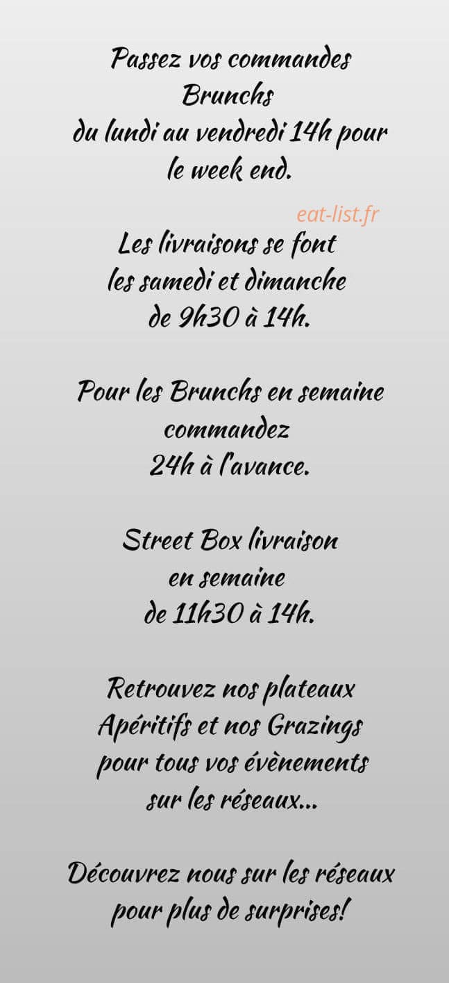 ️Le Brunch Time ️ — carte page 5