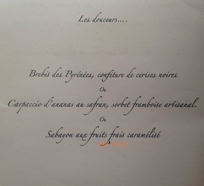 Le Canard Royal — carte page 3
