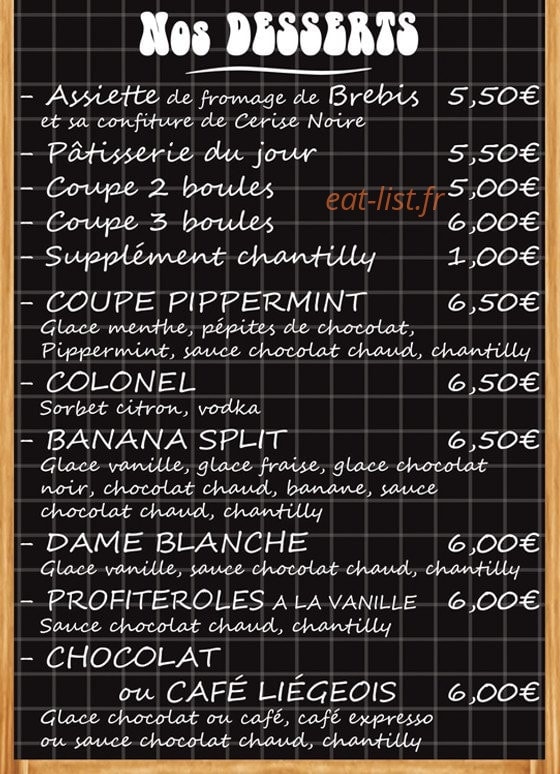 Le Chabada — carte page 2