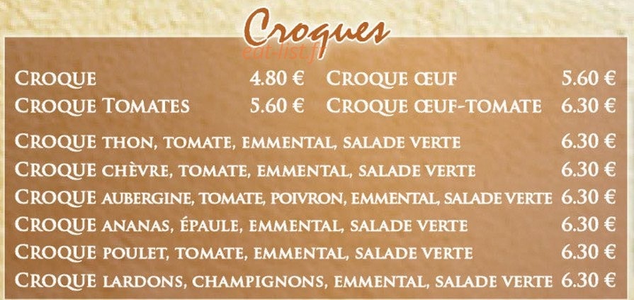 Le Cristal — carte page 1