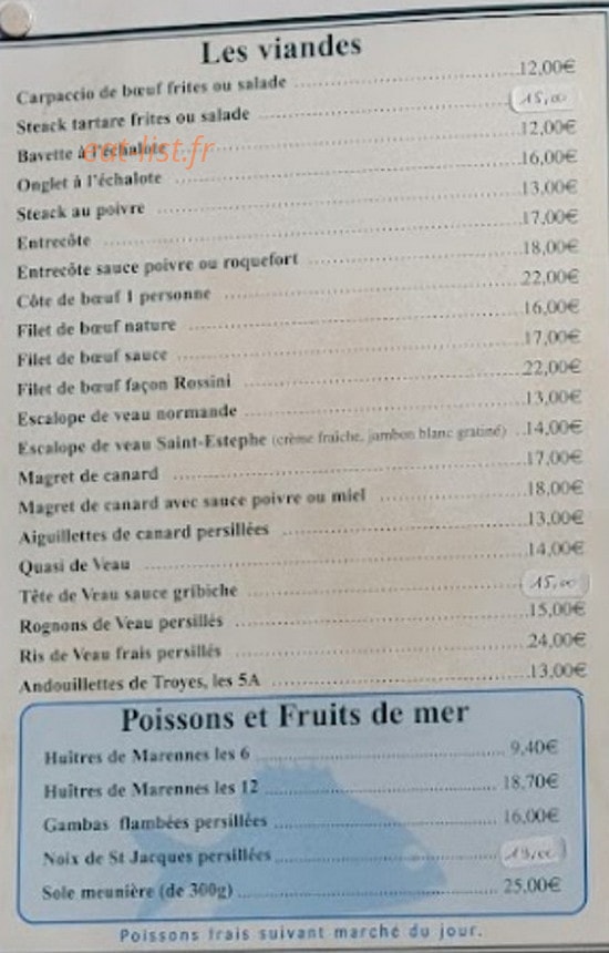 Le Saint Estèphe — carte page 2
