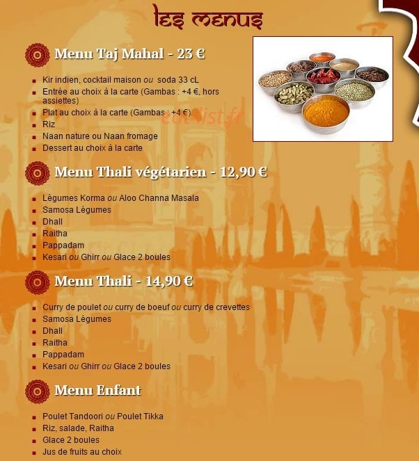 Le Taj Mahal — carte page 5