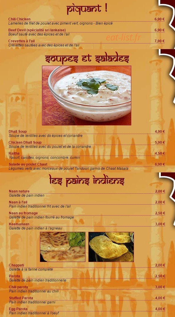 Le Taj Mahal — carte page 2