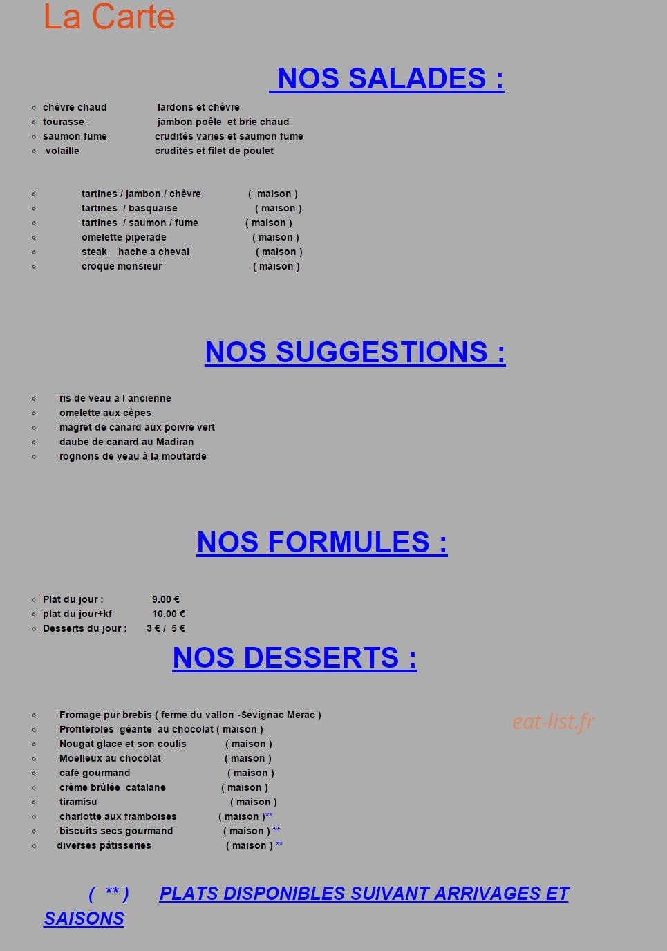 Le Tourasse — carte page 2