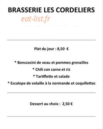 Les Cordeliers — carte page 1