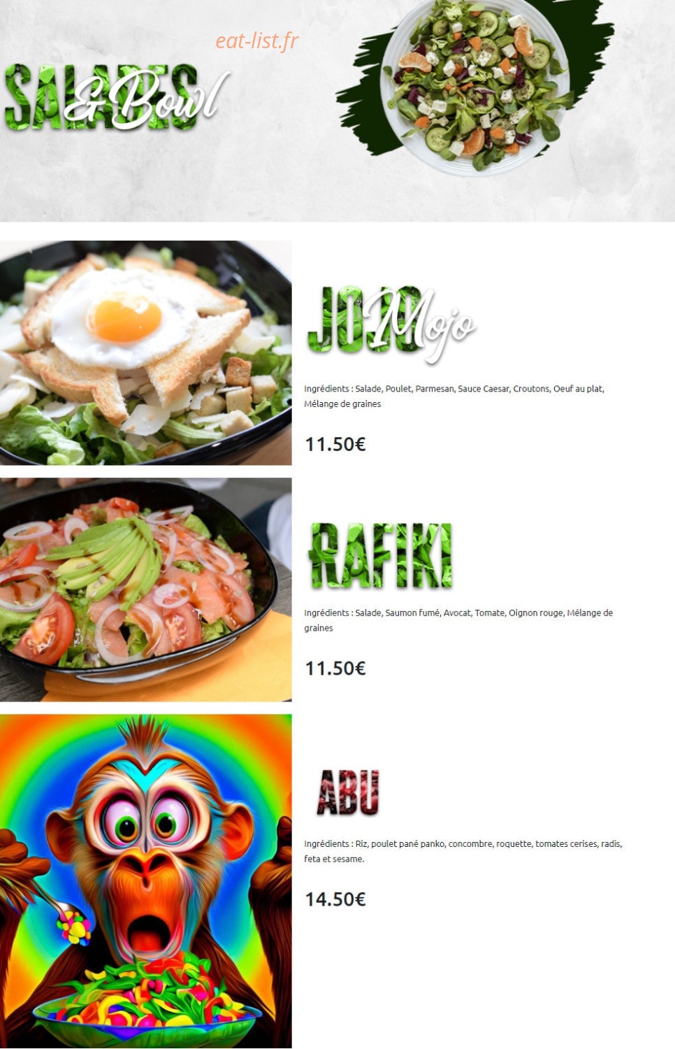 Little Monkey — carte page 3