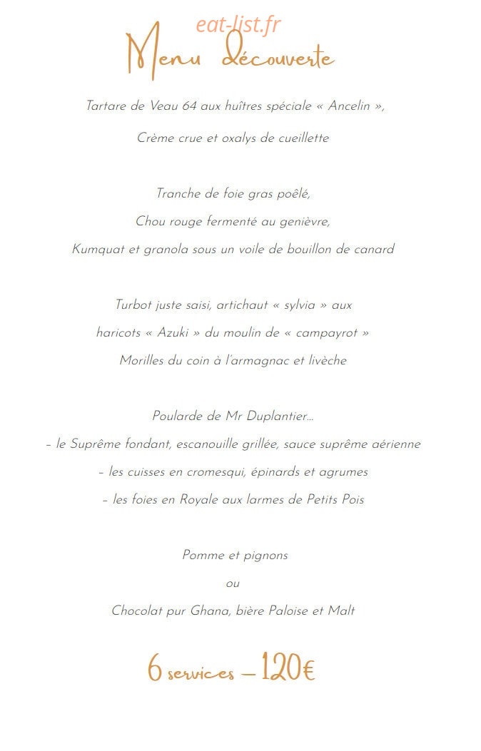 Maison Ruffet — carte page 1