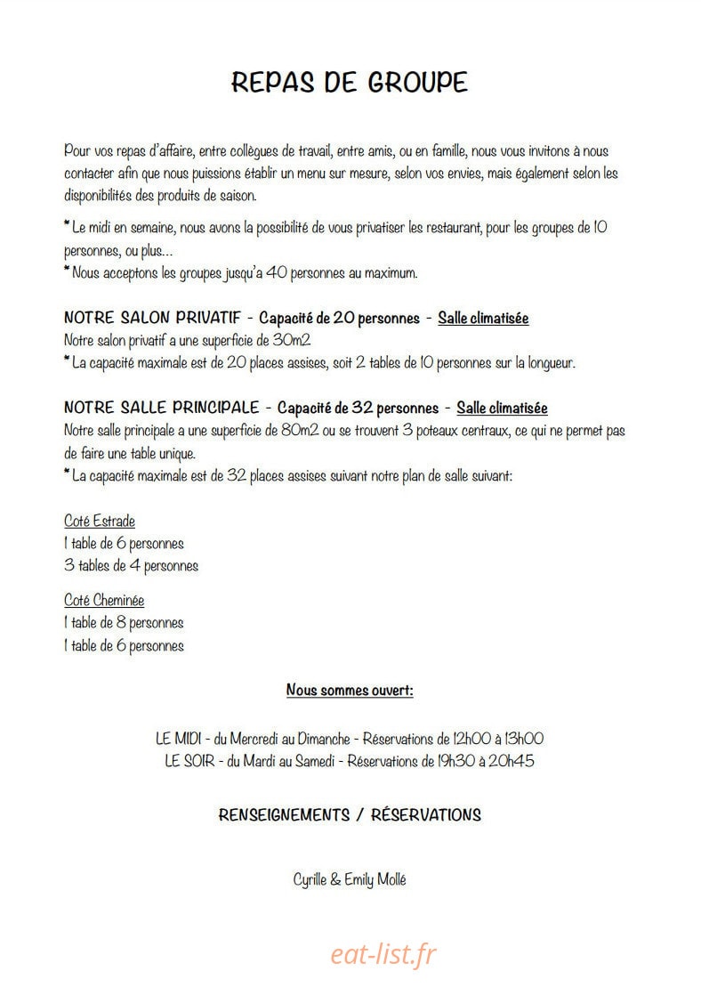 Mr & Mrs M — carte page 2