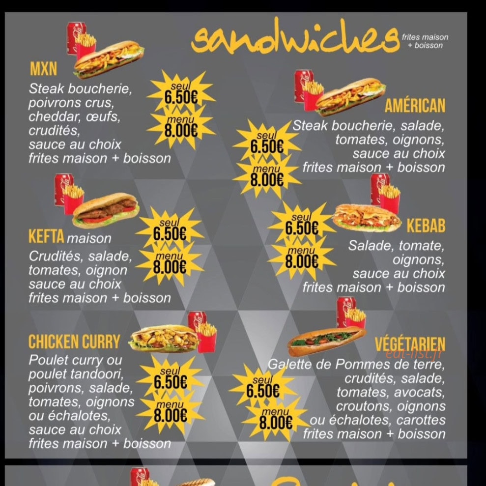 Mxn & Tacos — carte page 3