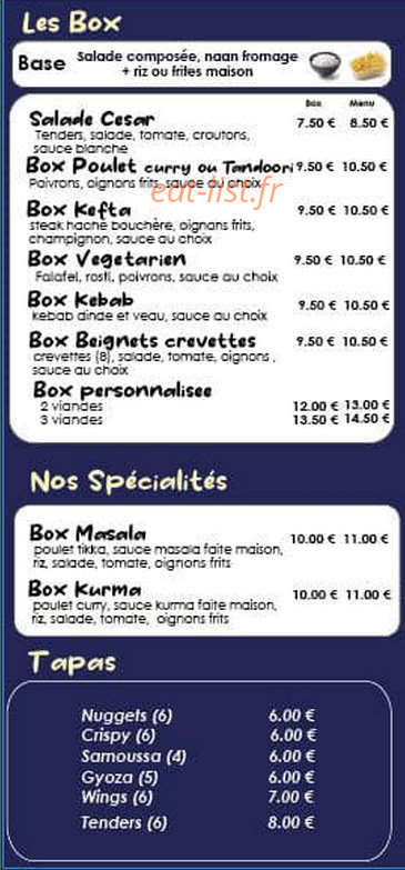 Naan Indian — carte page 4